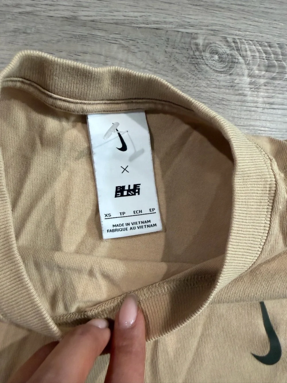Nike x Billie Eilish Beige Short-Sleeve Crewneck T-Shirt‎